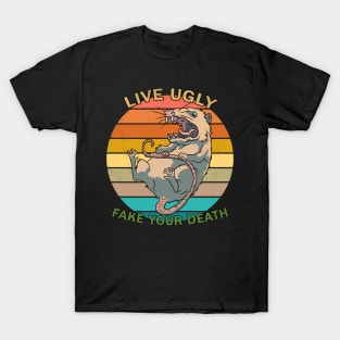 Possum - live ugly fake your death T-Shirt